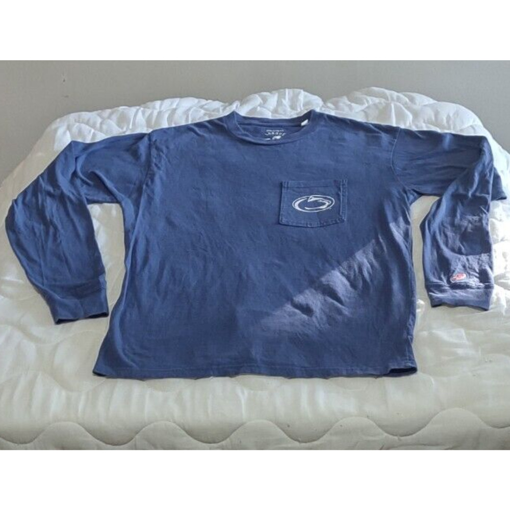Penn State Nittany Lions Original League Mens Long Sleeve Blue Size M